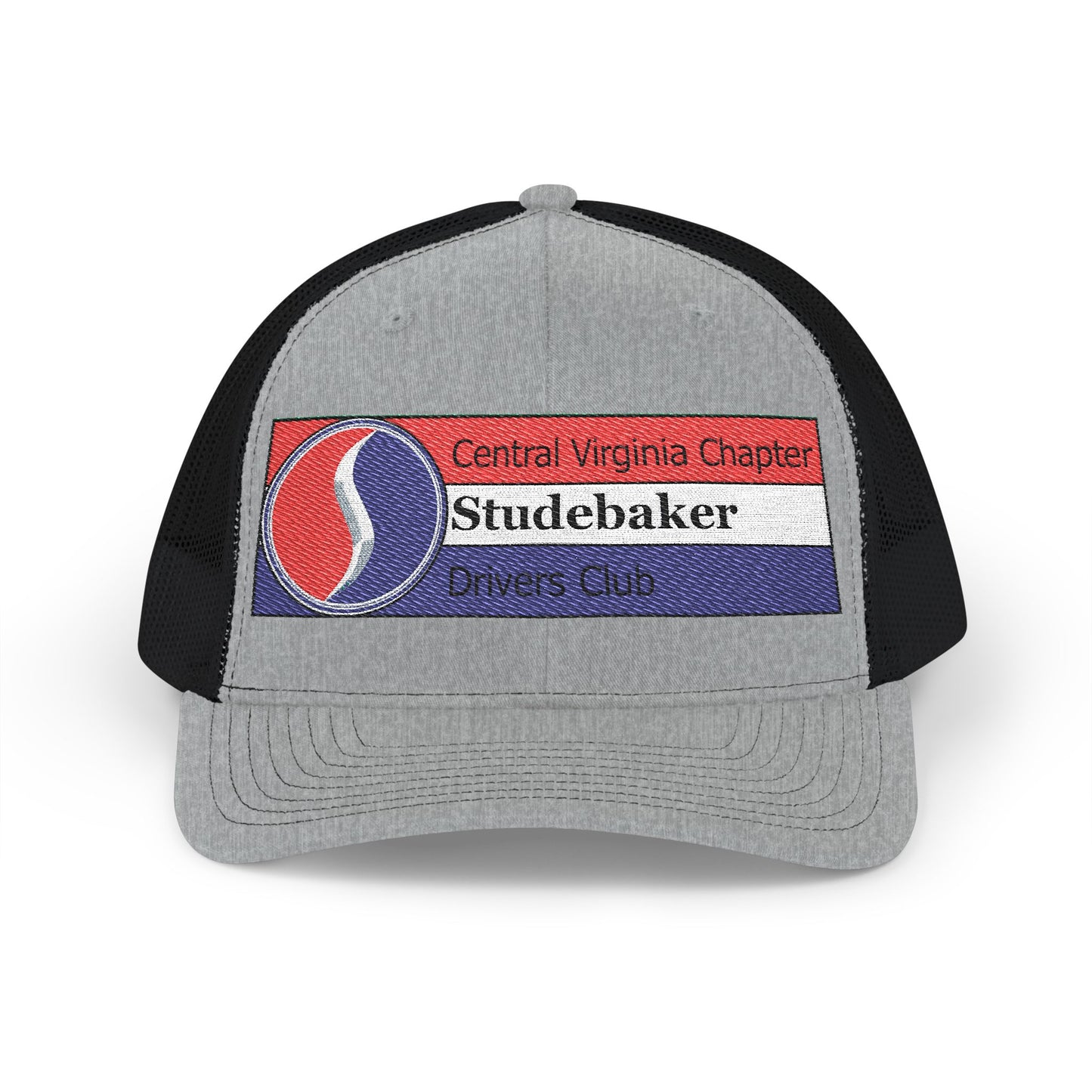 Central Virginia Chapter Studebaker Drivers Club Embroidered Snapback Trucker Cap - Richardson 112 Trucker Hat