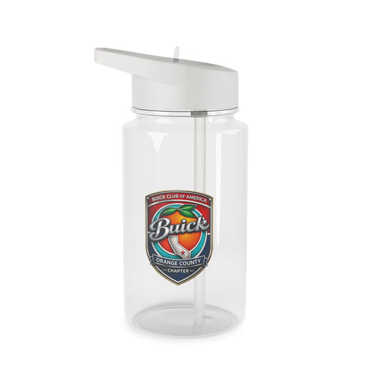 Buick Orange County Chapter Tritan Water Bottle — Clear Sports Bottle with Straw (Orange County Chapter)