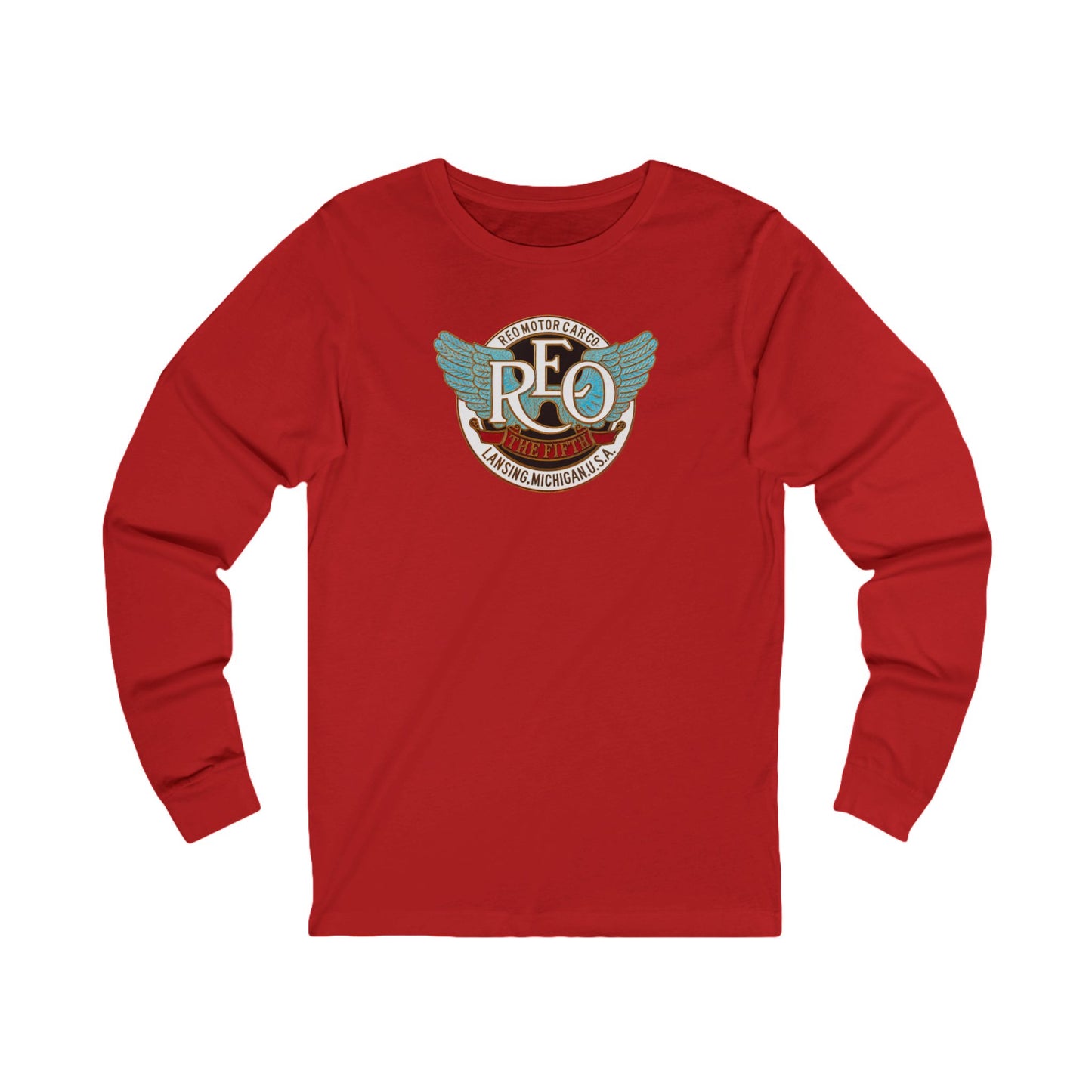 REO The Fifth 1912-1919 Vintage Logo Long Sleeve Tee