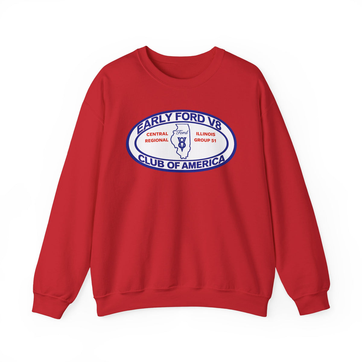 Central Illinois Early Ford V8 Unisex Heavy Blend™ Crewneck Sweatshirt