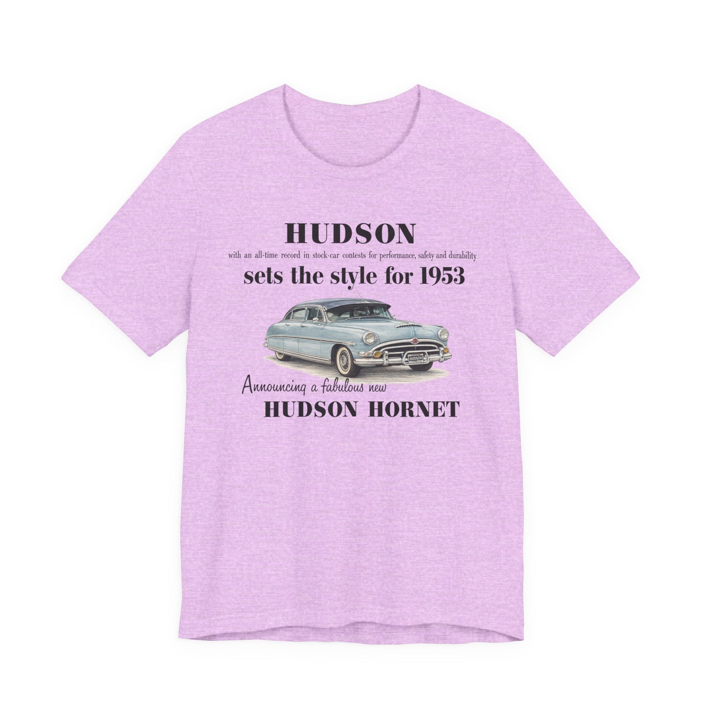 1953 Hudson Hornet Car Tee - Unisex Jersey Short Sleeve Tee