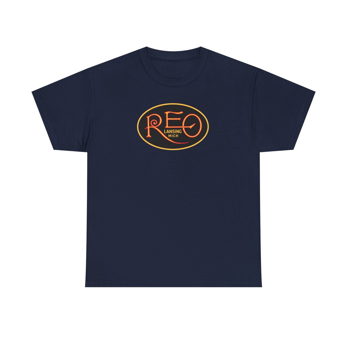 REO Logo T‑Shirt — Vintage Oval Graphic Tee