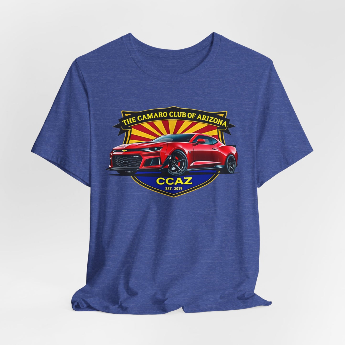 Camaro Club of Arizona T-Shirt – CCAZ Red Camaro Graphic Tee