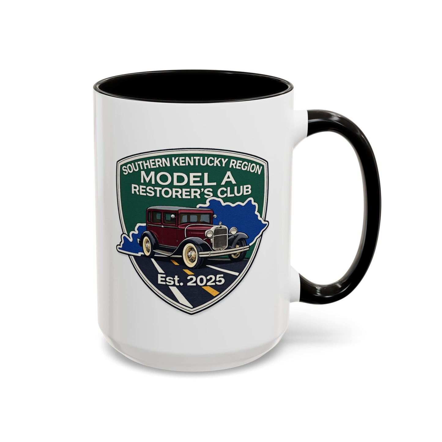 Southern Kentucky Region Model A Restorer's Club Club Mug — Southern Kentucky Region Est. 2025 (11oz/15oz)