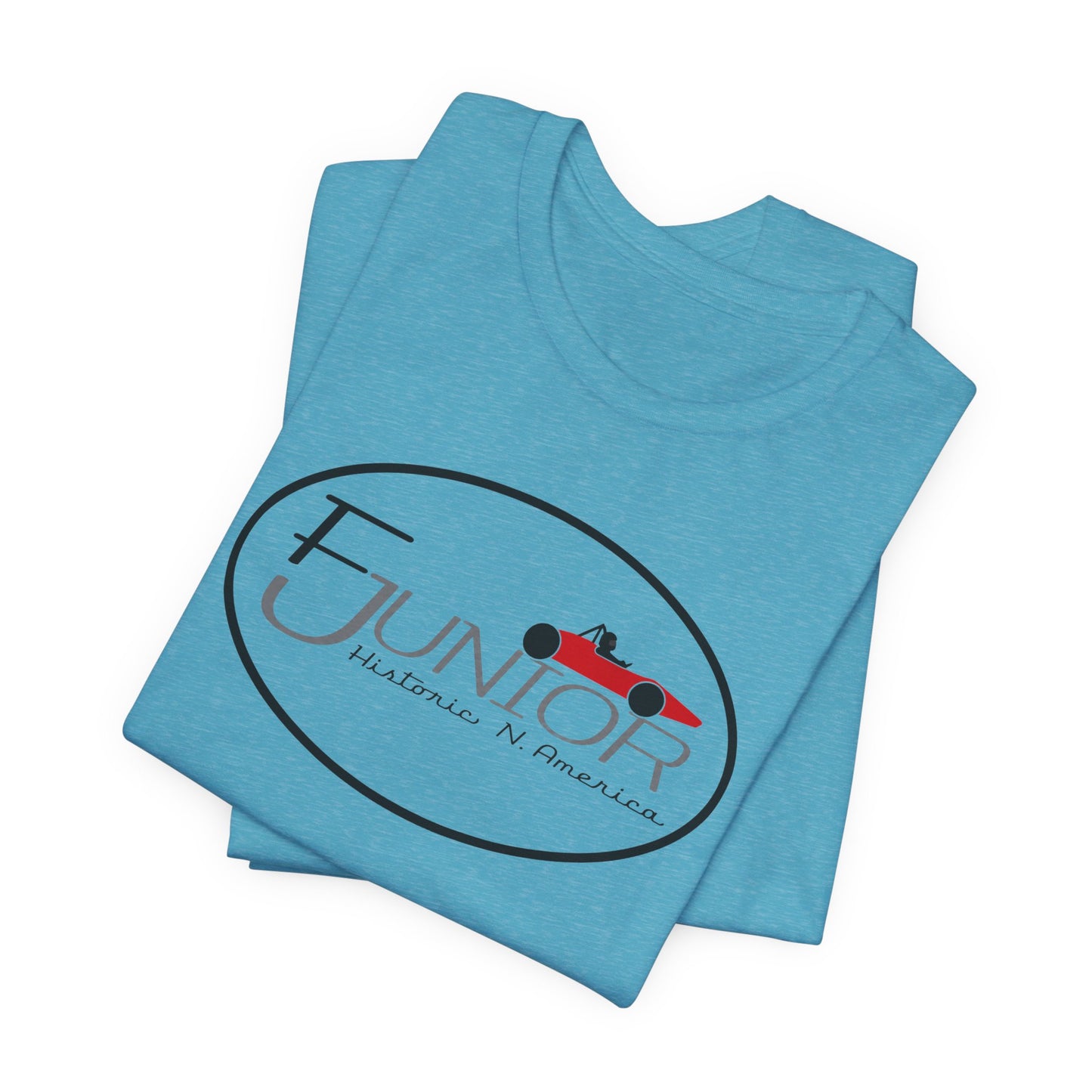 F Junior Historic N. America Racing Logo T-Shirt — Vintage Race Car Graphic Tee
