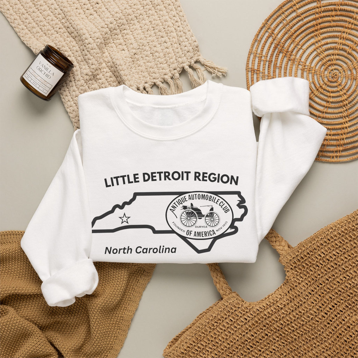 Little Detroit Region North Carolina Unisex Heavy Blend™ Crewneck Sweatshirt