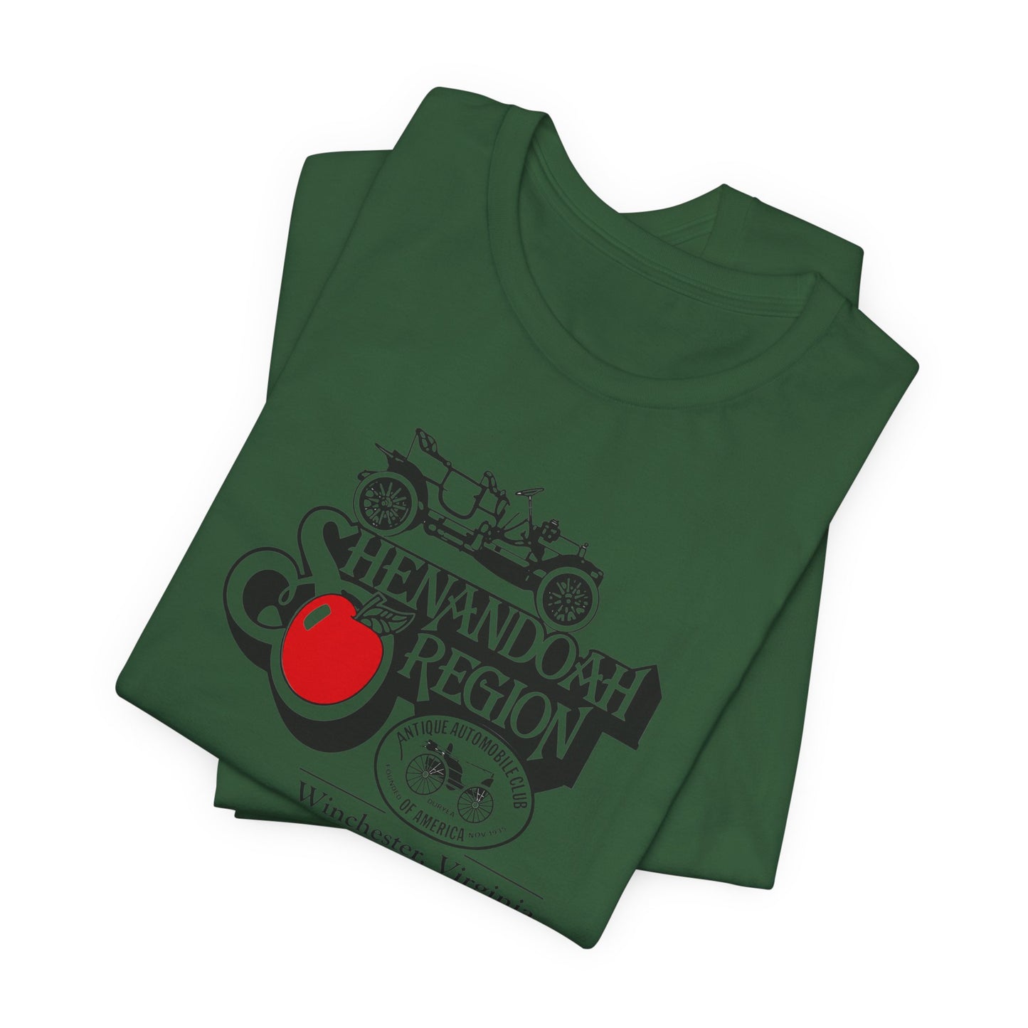 Shenandoah Region AACA Winchester VA Tee — Large Front Logo