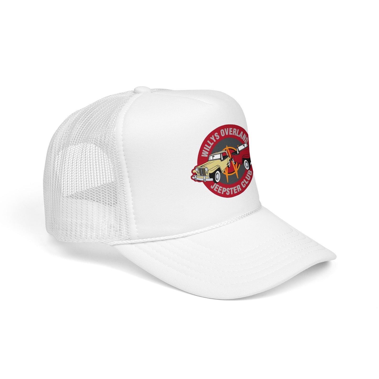 Willys Overland Jeepster Club Printed Trucker Hat