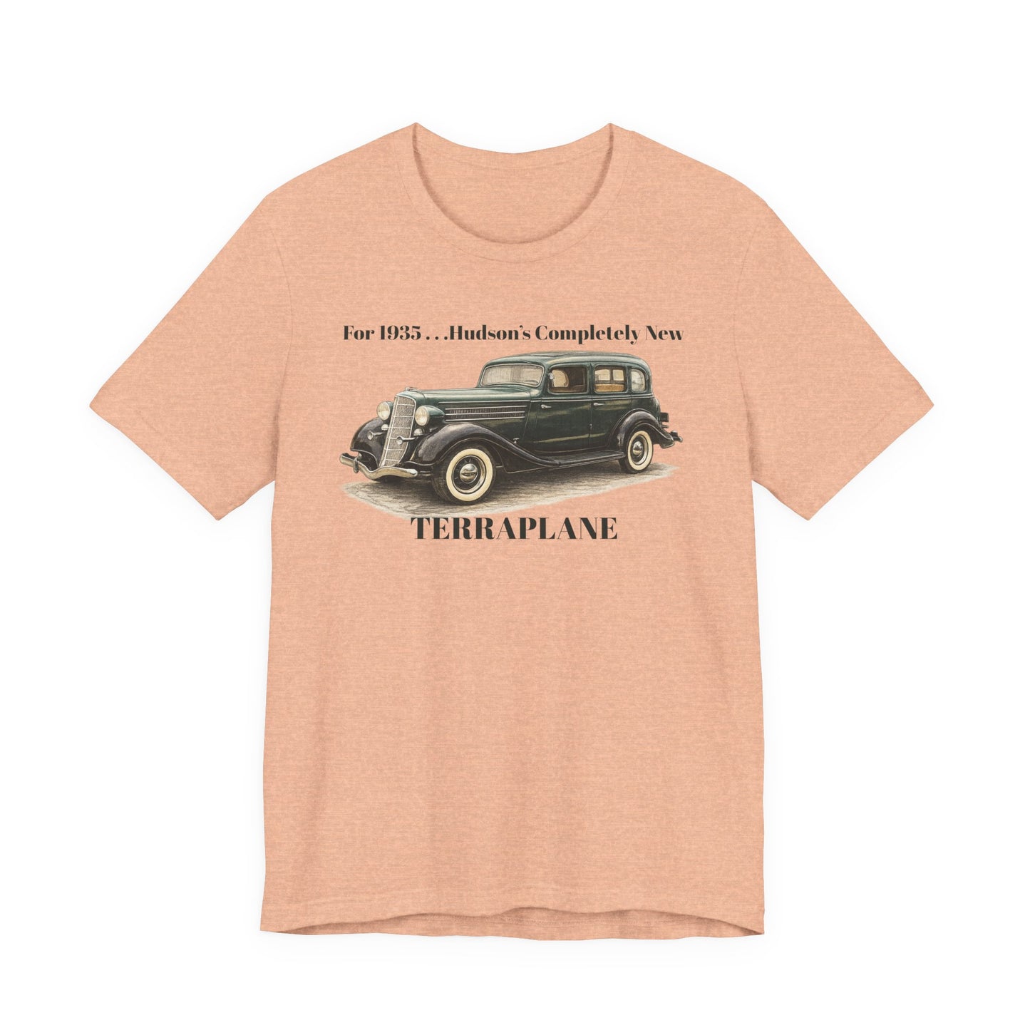 1935 Hudson Terraplane Classic Auto T‑Shirt Tee – Unisex Jersey Short Sleeve Tee (BJ)