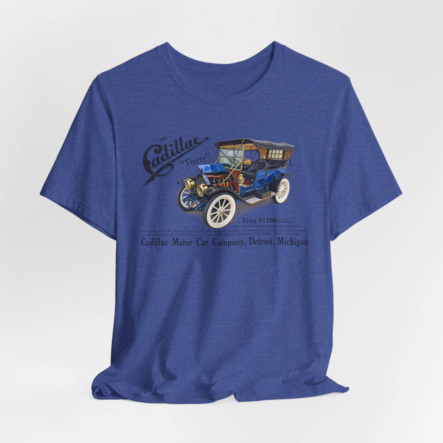 1911 Cadillac Vintage Car Tee – Classic Antique Automobile Graphic Shirt