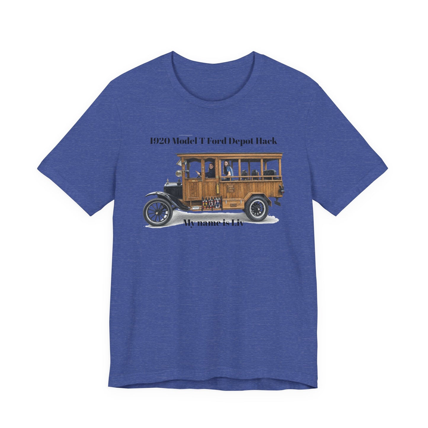 1920 Model T Ford Depot Hack T-Shirt — Unisex Jersey Short Sleeve Tee (DanS)