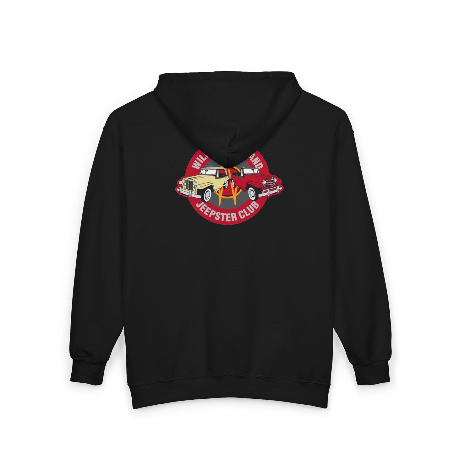 Vintage Willys Overland Jeepster Club Zip Hoodie