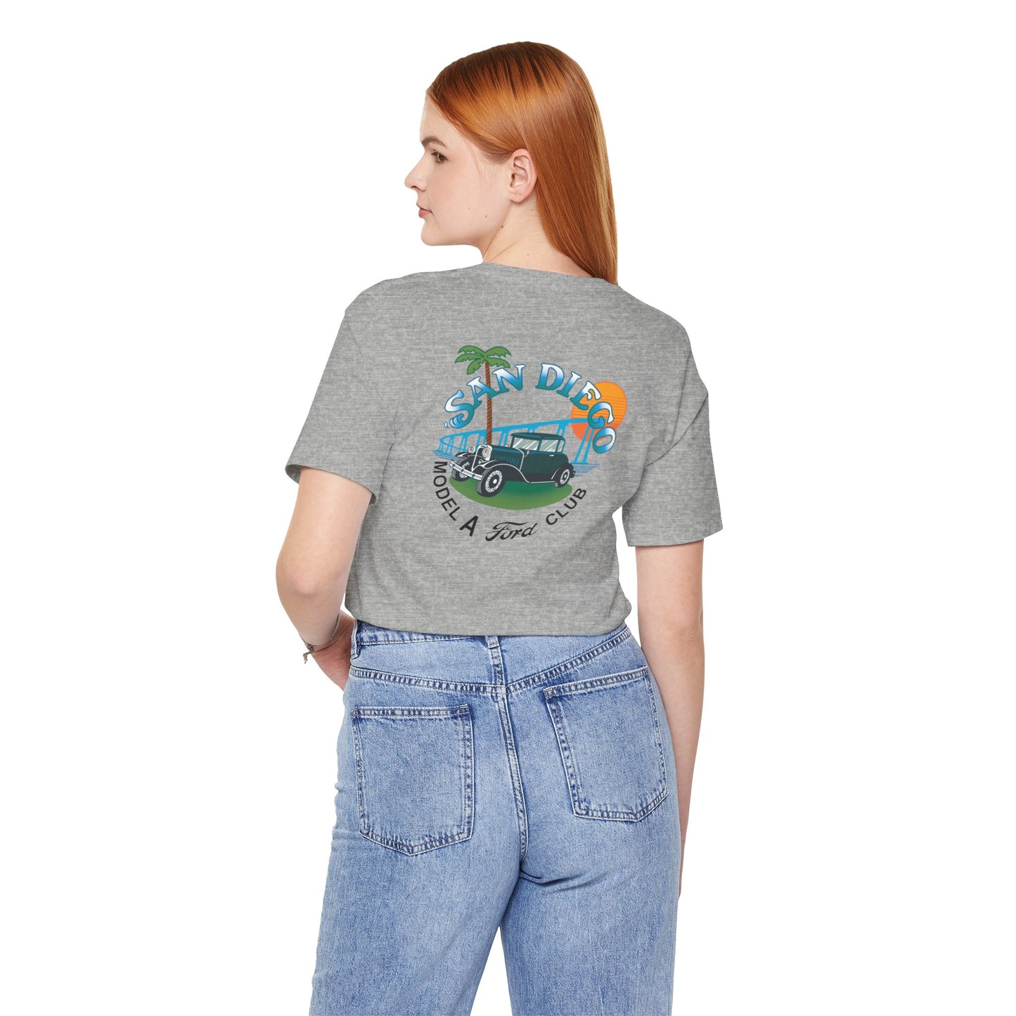 San Diego Model A Ford Club Tee — Vintage Car Sunset Shirt