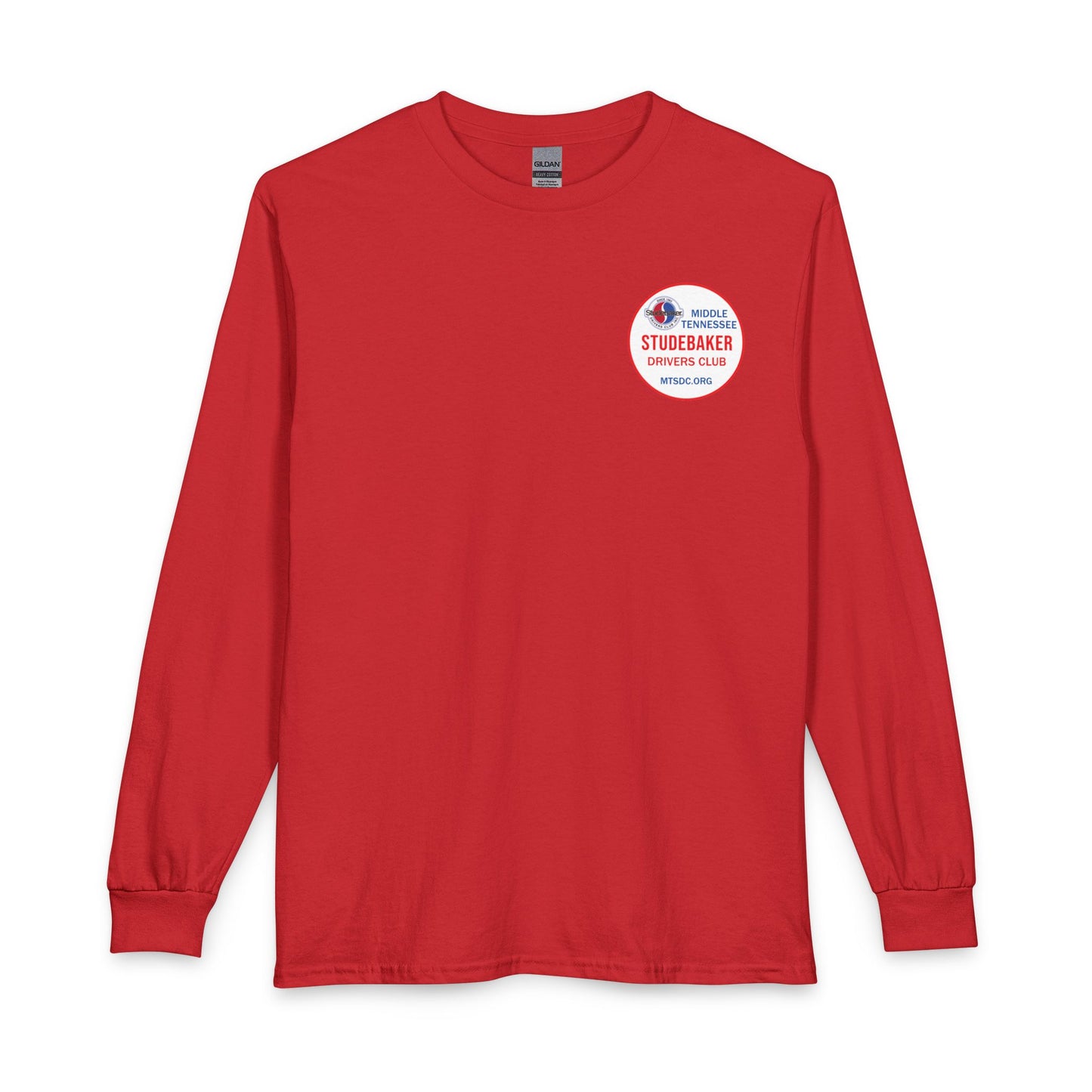 Middle Tennessee Studebaker Drivers Club Chapter Soft Long Sleeve Tee - Front and Back Logos