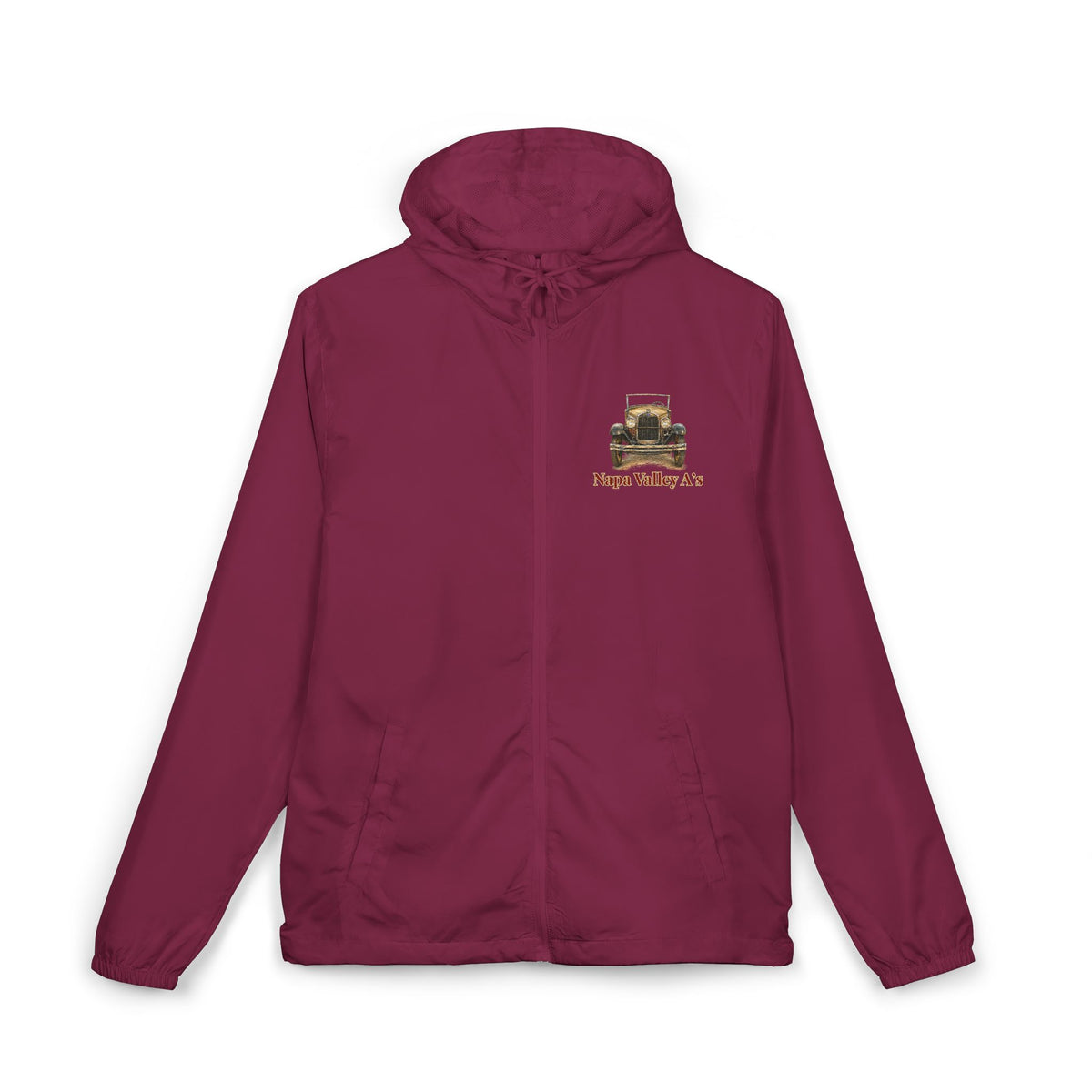 Napa Valley A's Windbreaker Jacket - Front and Back Logos