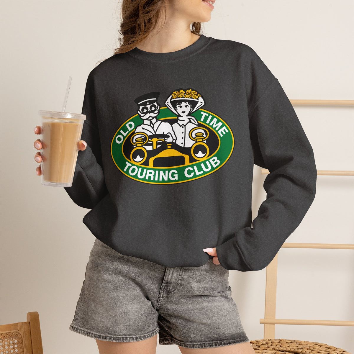 Old Time Touring Club Crewneck Sweatshirt - Unisex Heavy Blend™ Crewneck Sweatshirt