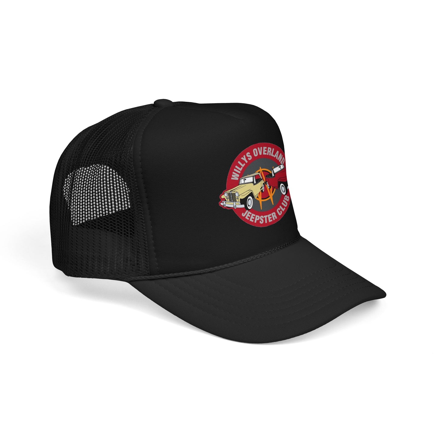Willys Overland Jeepster Club Printed Trucker Hat