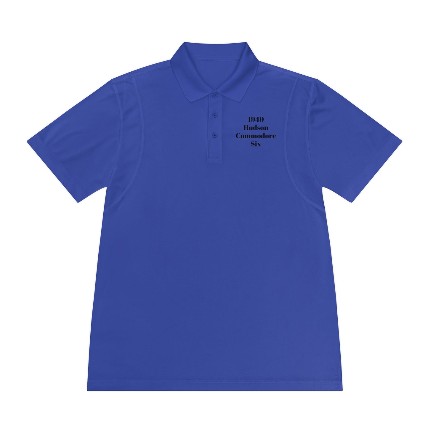 1949 Hudson Commodore Six Polo — Vintage Classic Car Golf Shirt (Rick C)