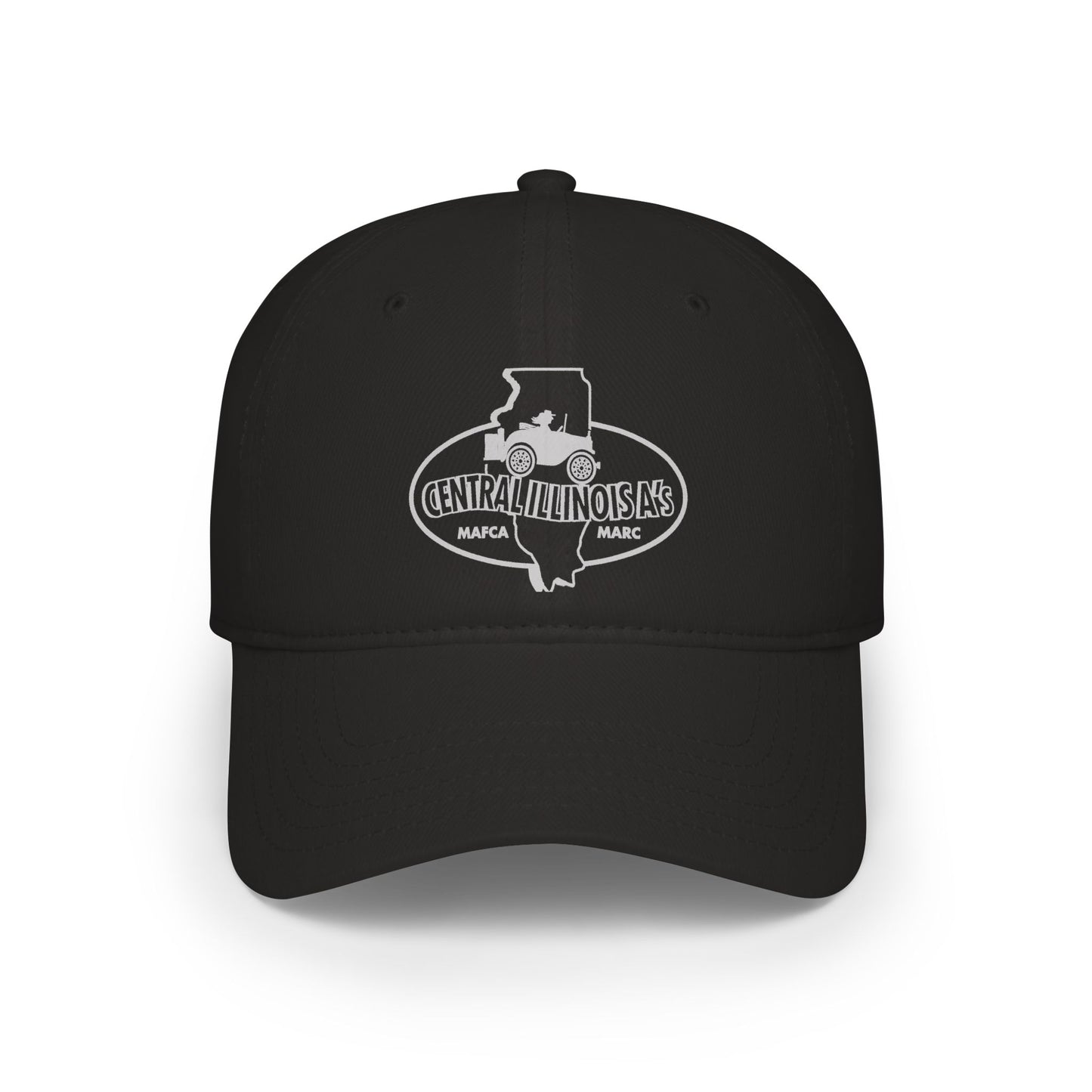 Central Illinois A's Low Profile Baseball Cap – Vintage State Logo Hat