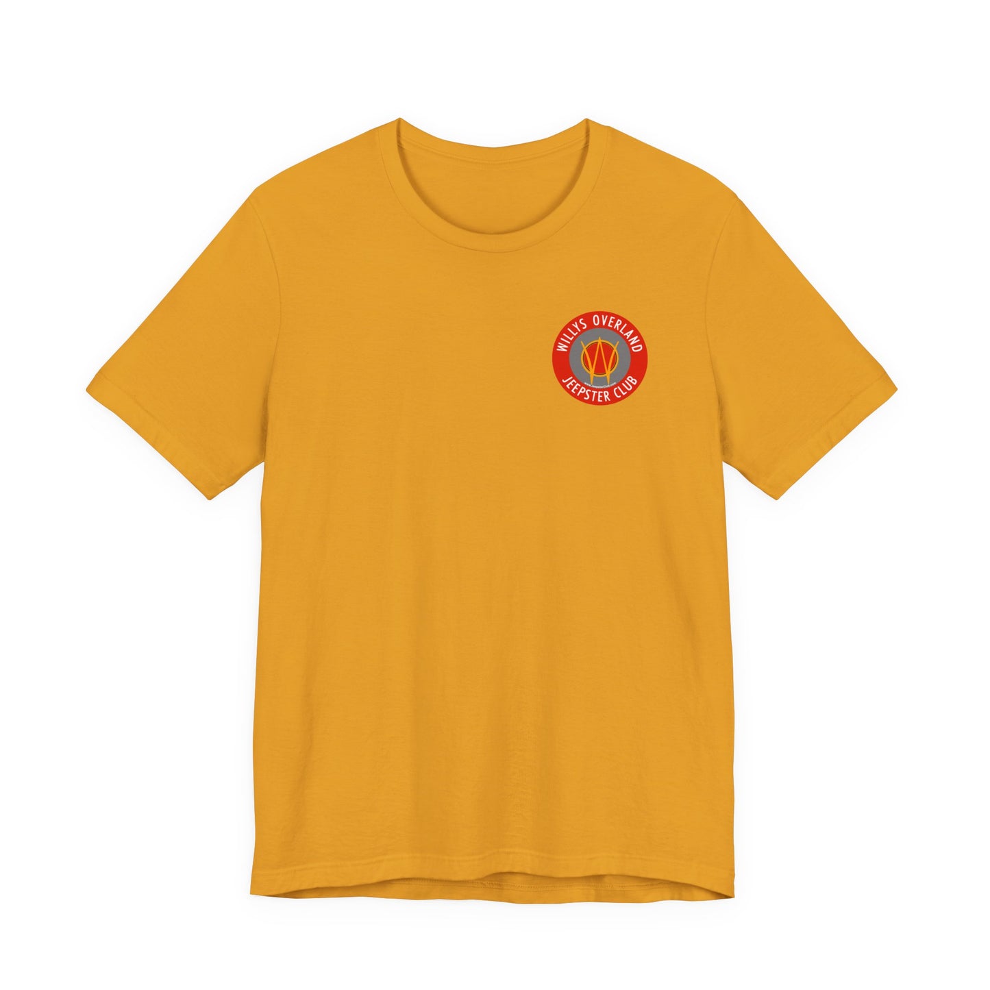 Willys Overland Jeepster Club T‑Shirt — Front and Back Logos