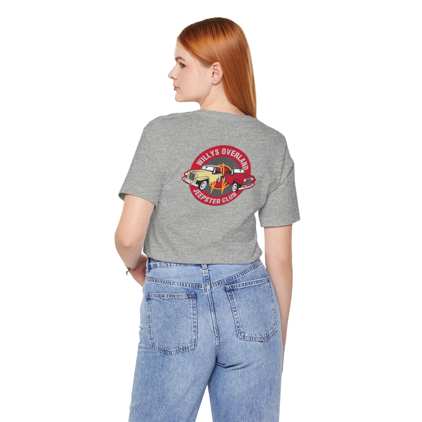 Willys Overland Jeepster Club T‑Shirt — Front and Back Logos