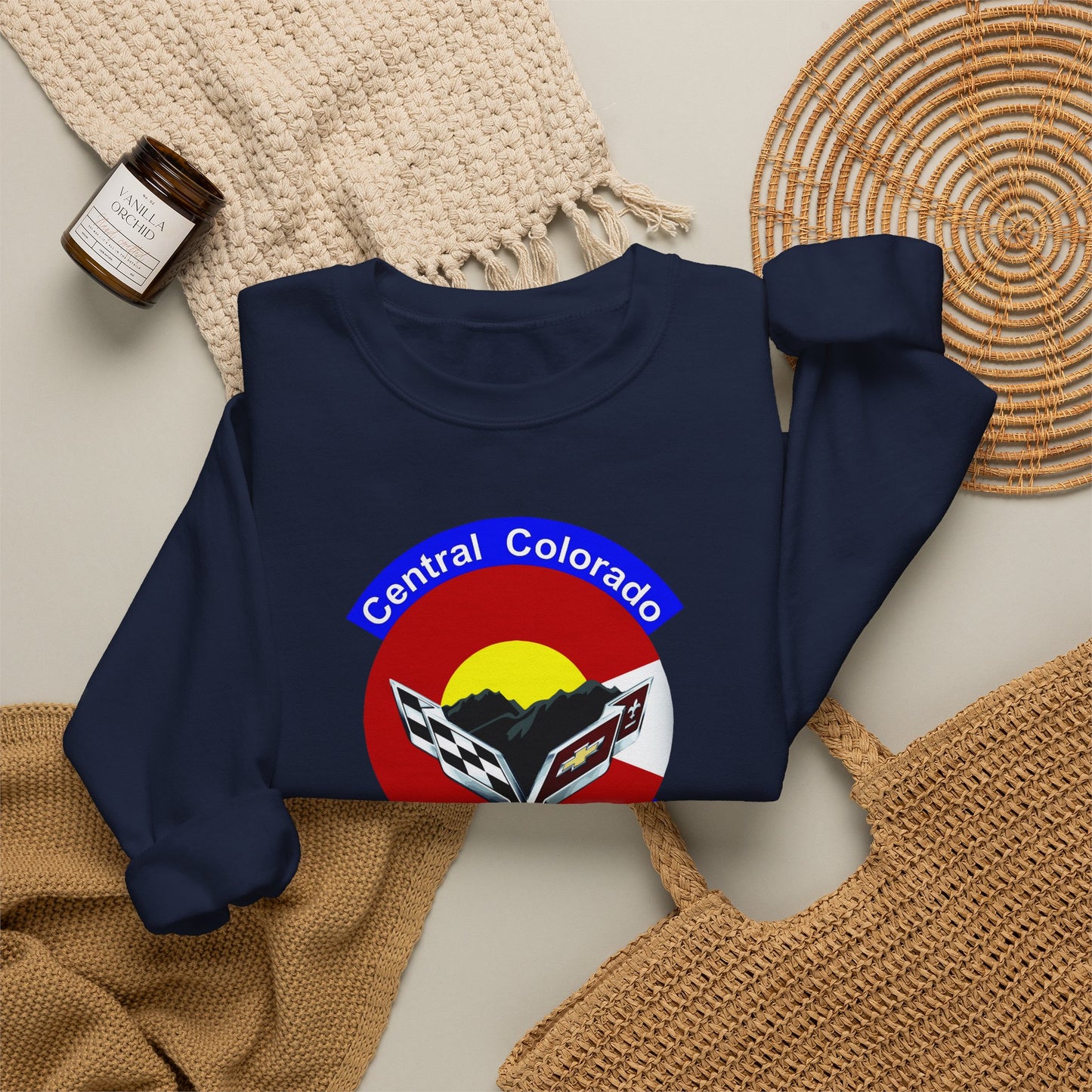 Central Colorado Corvette Club Crewneck Sweatshirt