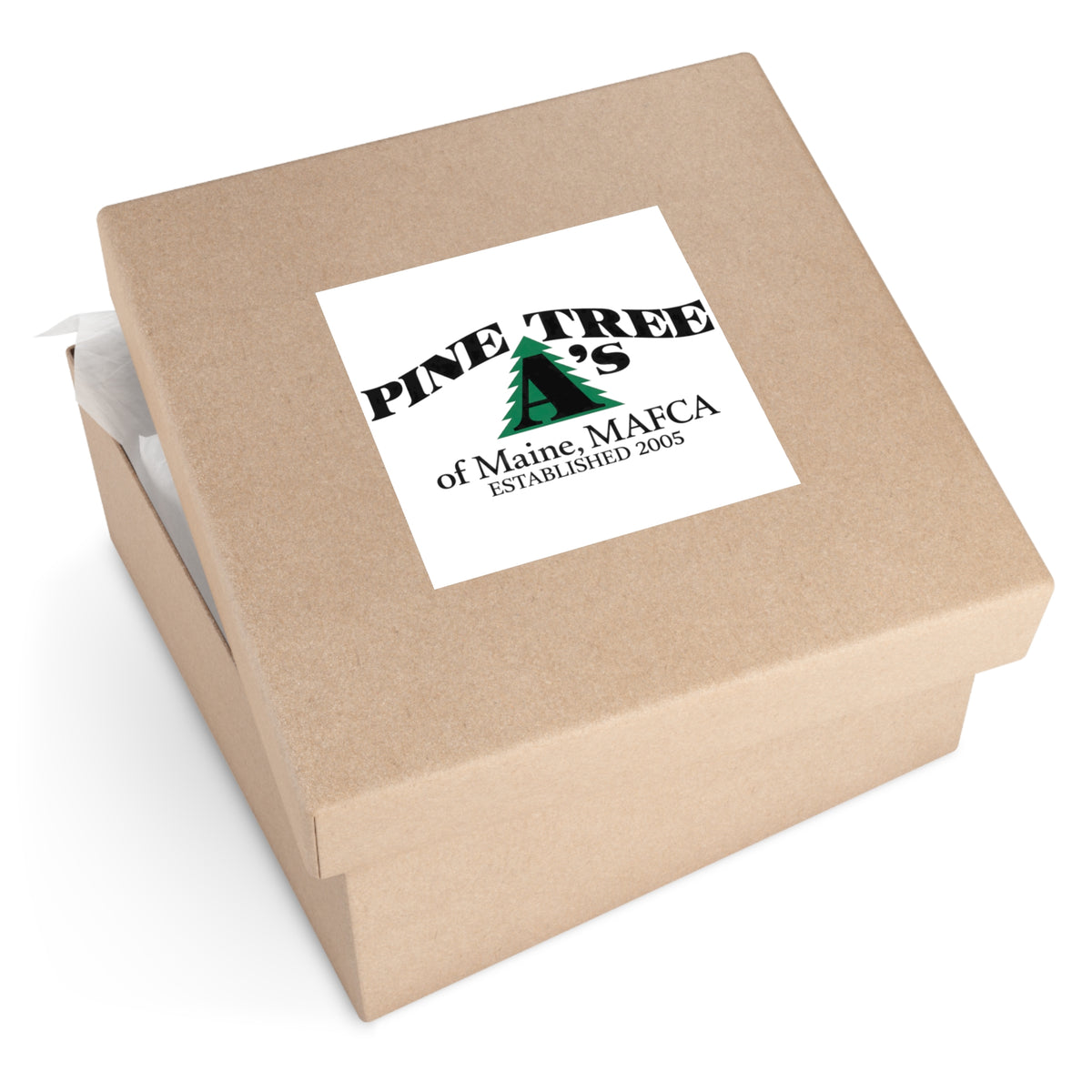 Pine Tree A's of Maine, MAFCA Square Vinyl Sticker