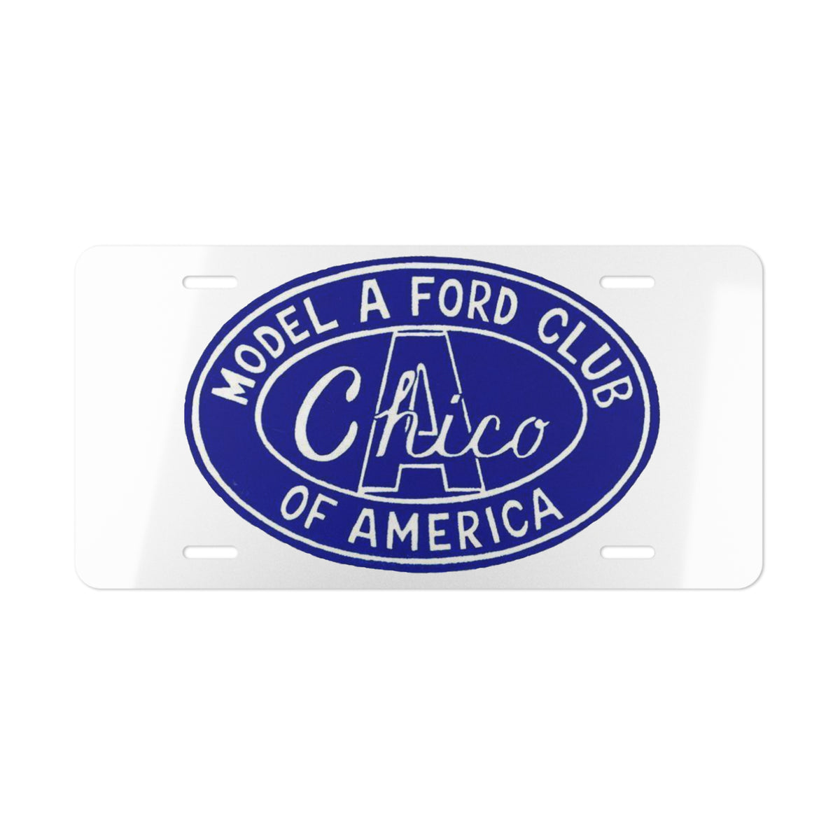 Chico A's Vanity Plate - Model A Ford Club of America Design
