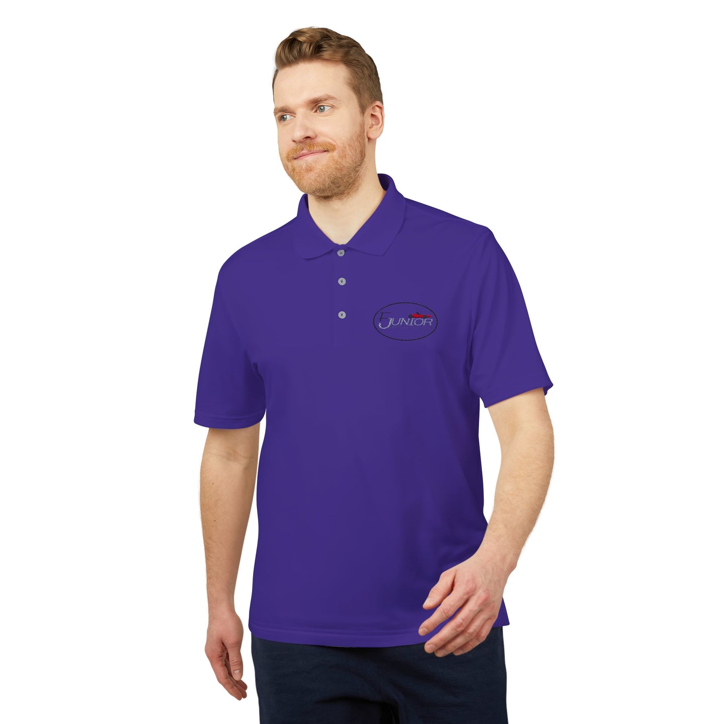 F Junior Historic N. America Performance Polo Shirt — Logo Embroidered