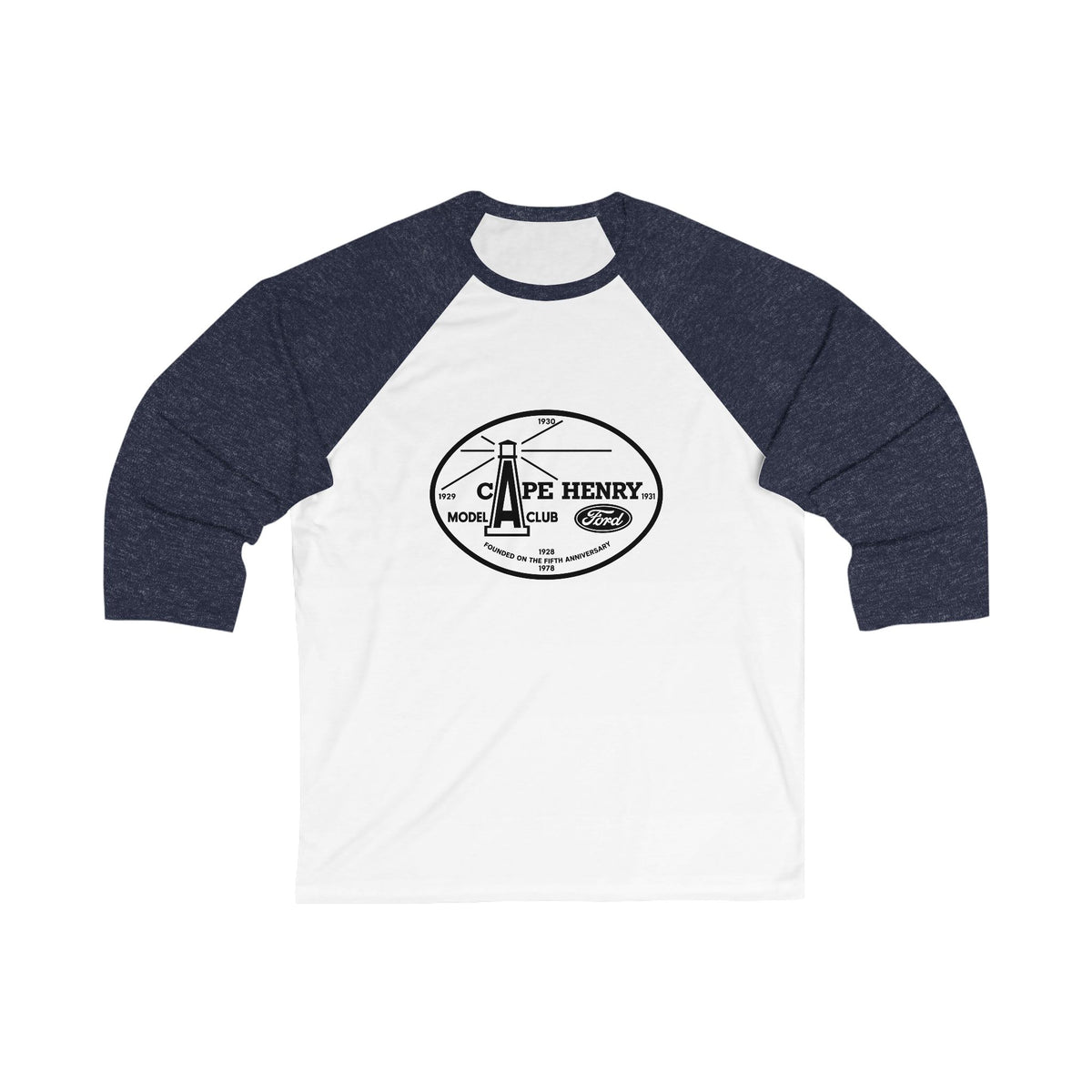 Cape Henry Model A Club Baseball Tee