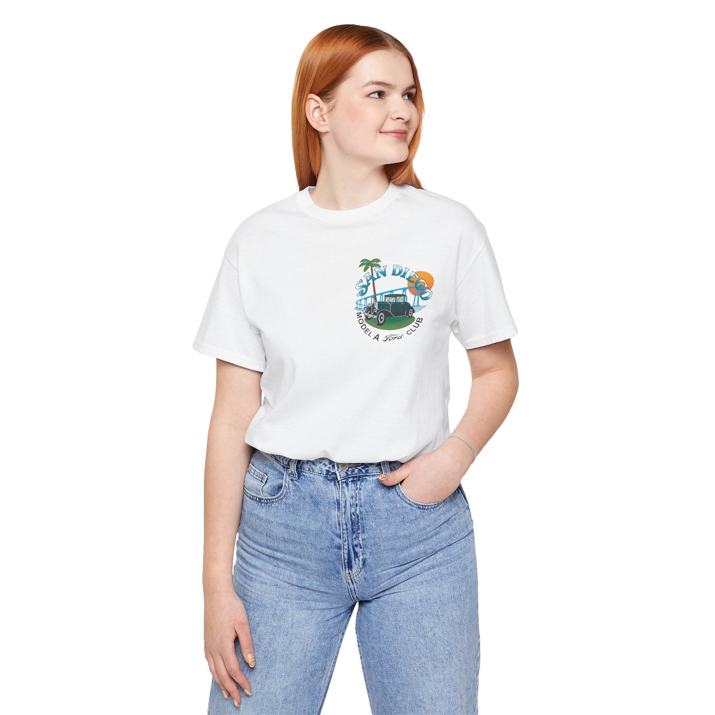 San Diego Model A Ford Club Tee — Vintage Car Sunset Shirt