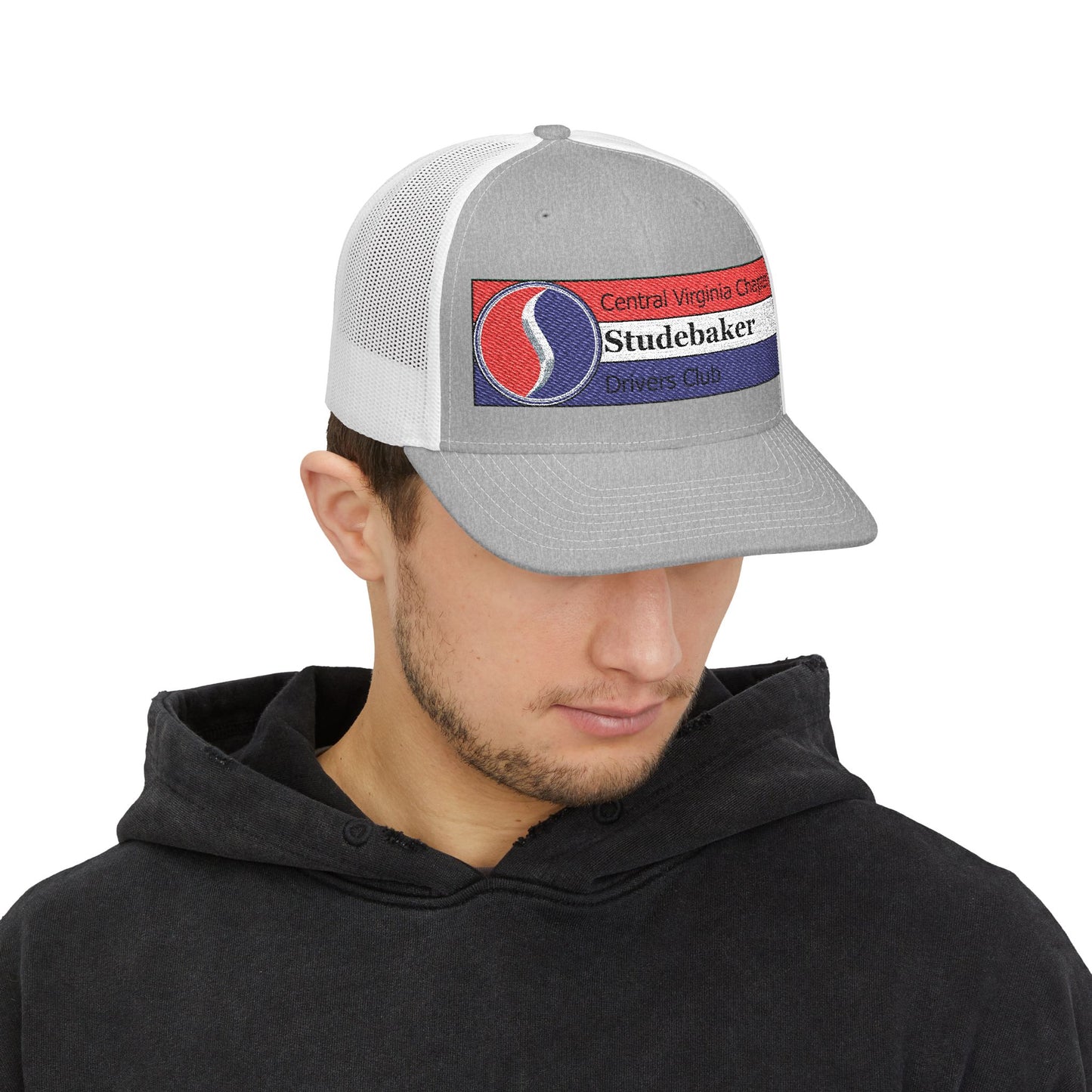 Central Virginia Chapter Studebaker Drivers Club Embroidered Snapback Trucker Cap - Richardson 112 Trucker Hat