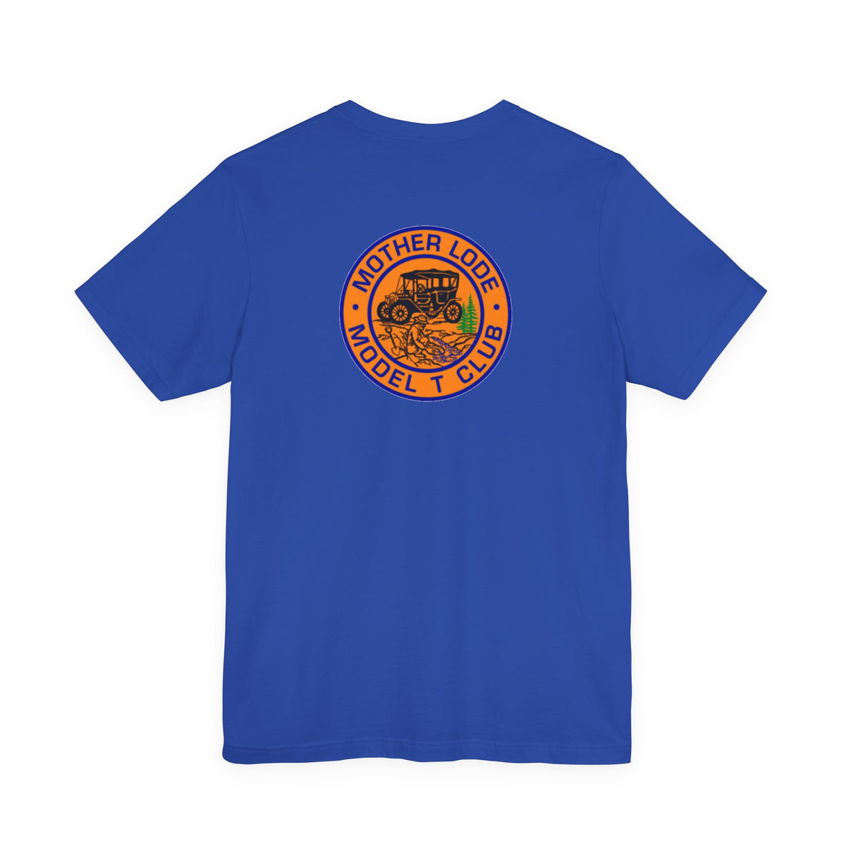 Mother Lode Model T Club (front and back print) Unisex Jersey Short Sleeve Tee