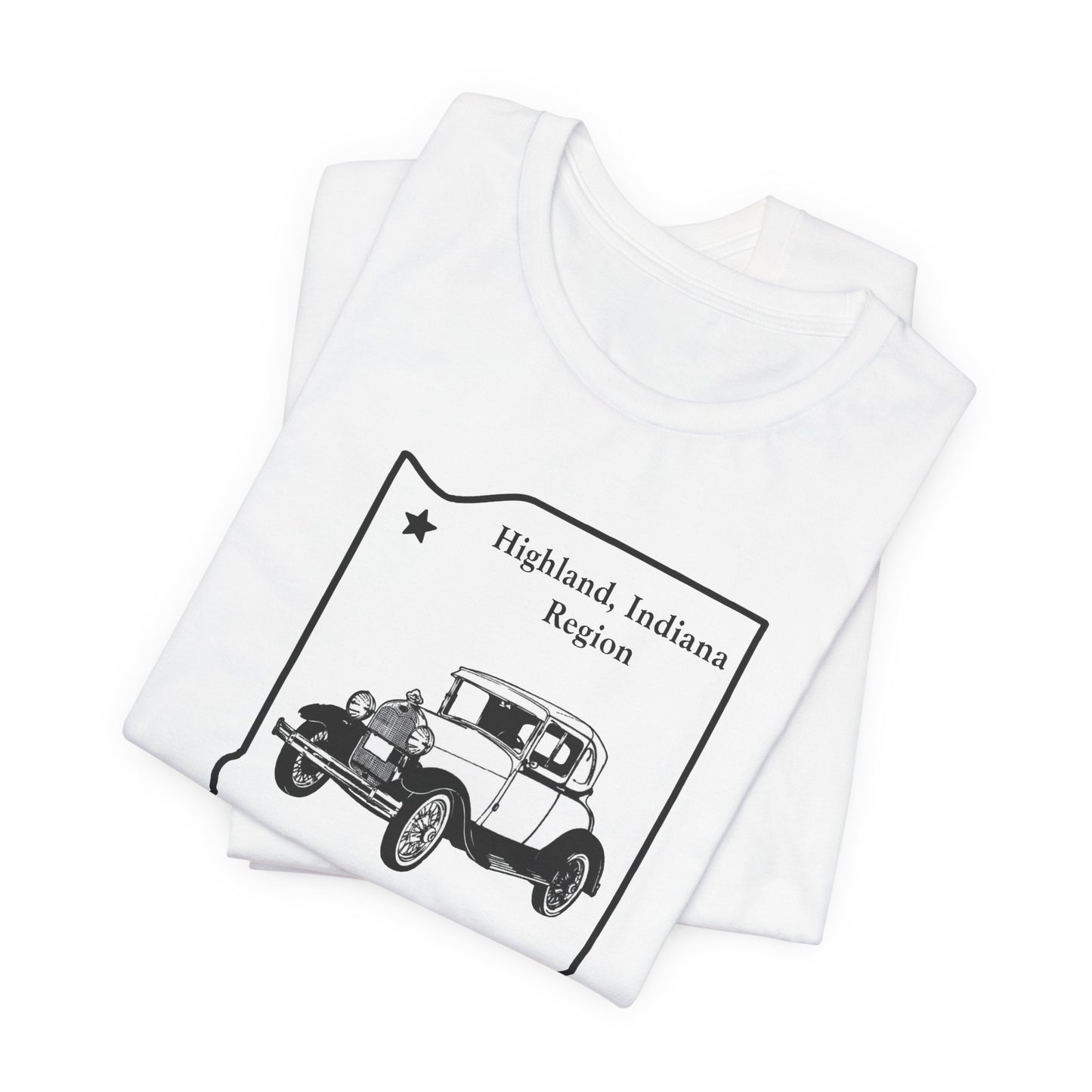Highland, Indiana Region MARC T-Shirt — Unisex Jersey Short Sleeve Tee