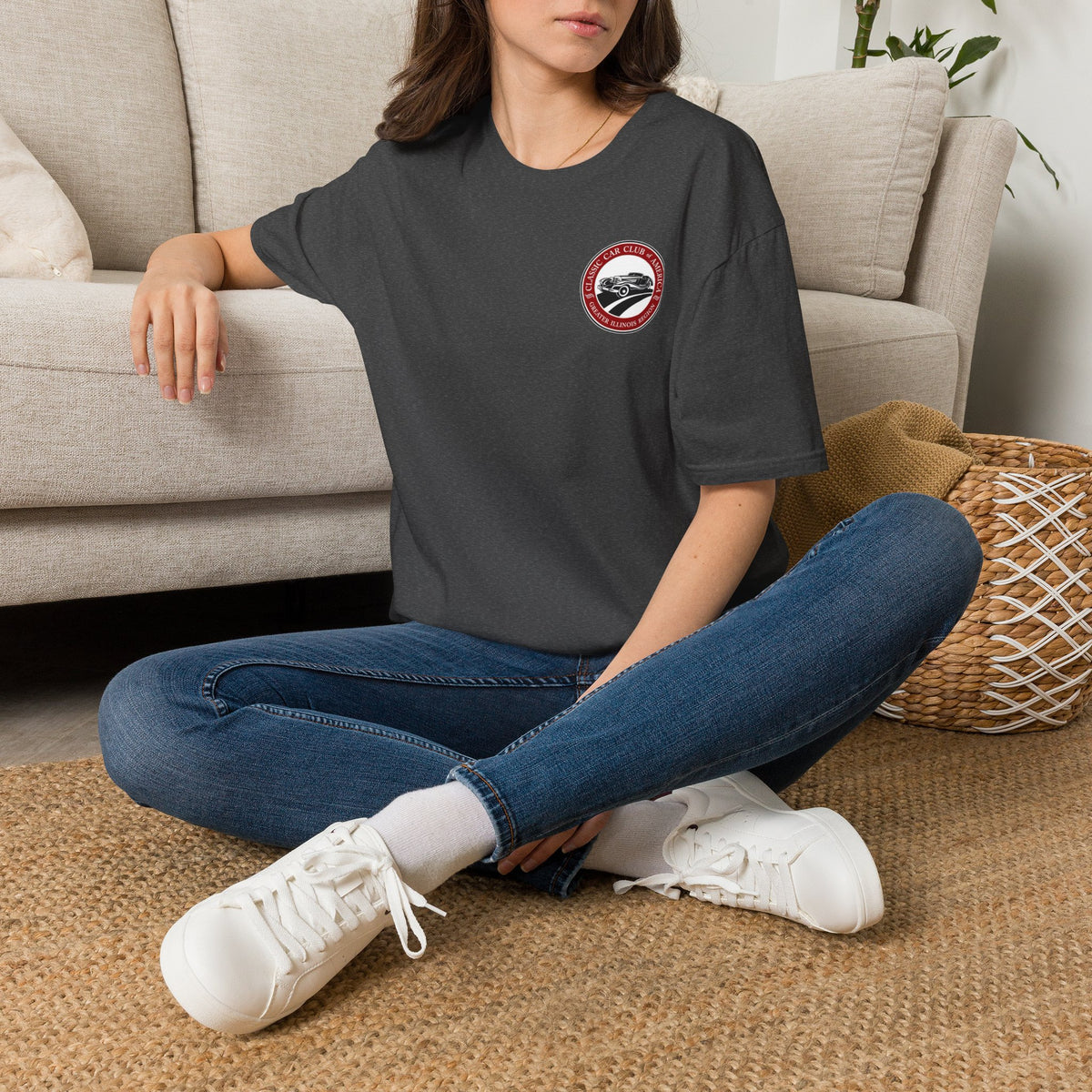 Classic Car Club of America Greater Illinois Region — Unisex Softstyle T-Shirt Front and Back Logos
