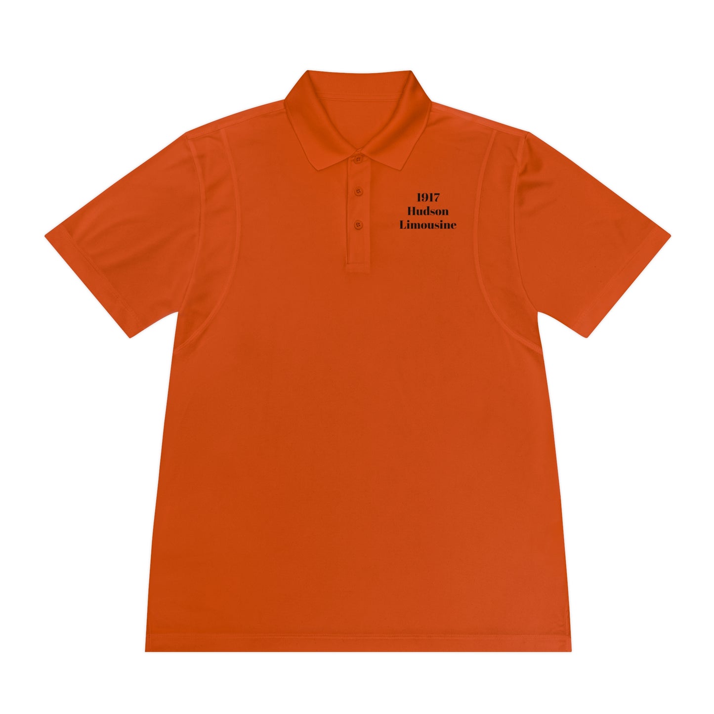 1917 Hudson Limousine Polo Shirt — Classic Vintage Car Men's Sport Polo (Gene)