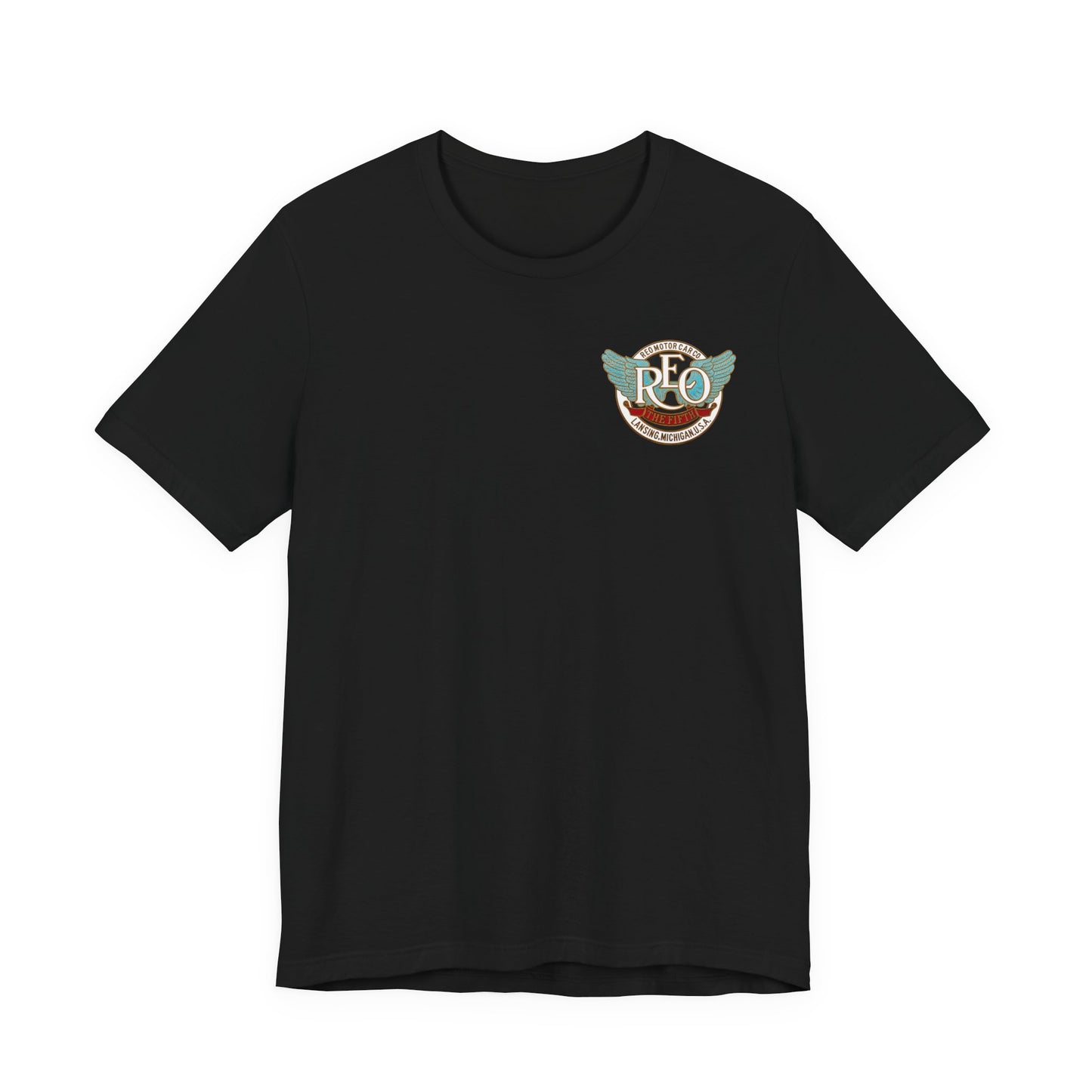 REO The Fifth 1912-1919 Logo T‑Shirt — Vintage REO Chest Emblem Tee