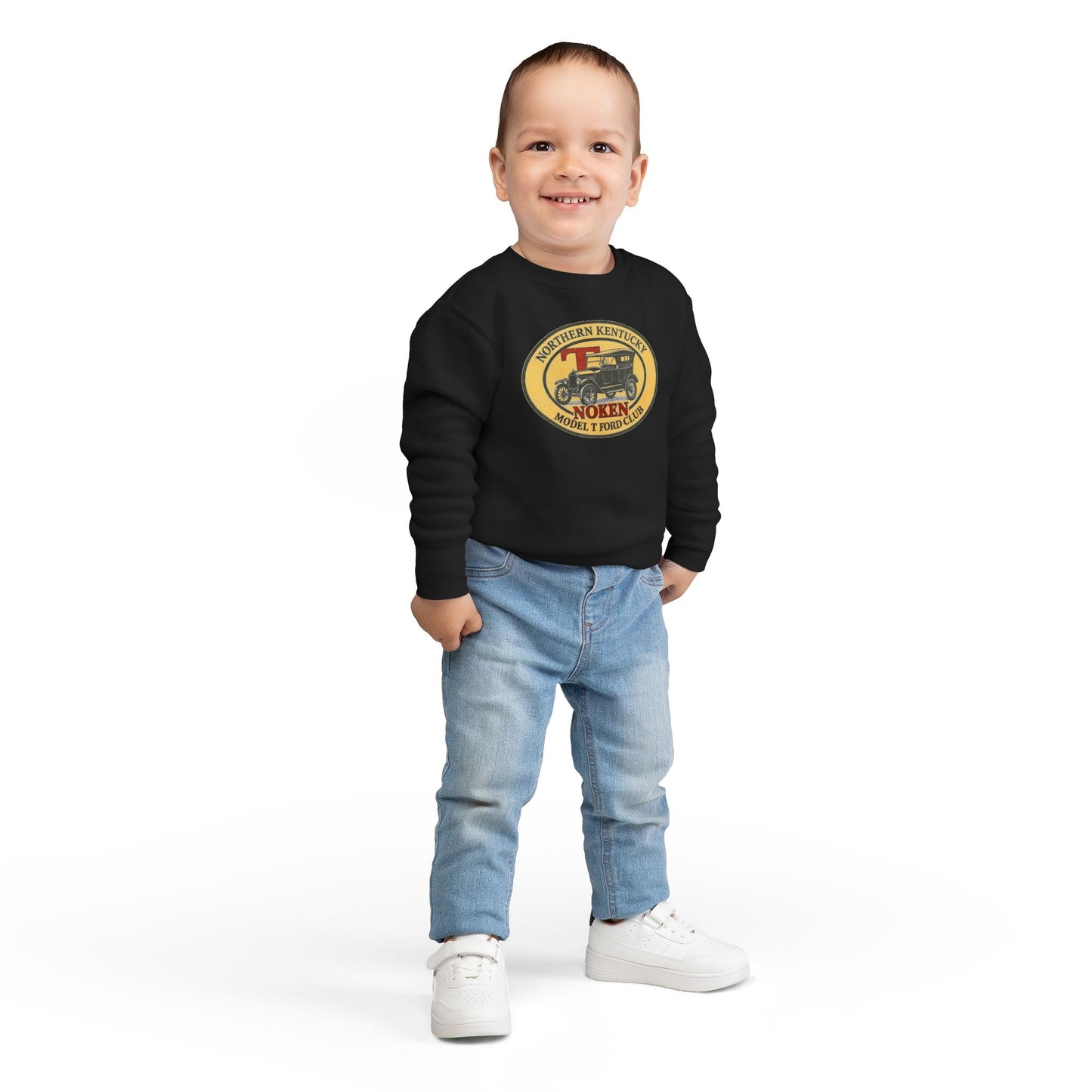 Toddler Sweatshirt - Northern Kentucky Model T Club 'NOKEN' Vintage Car Logo