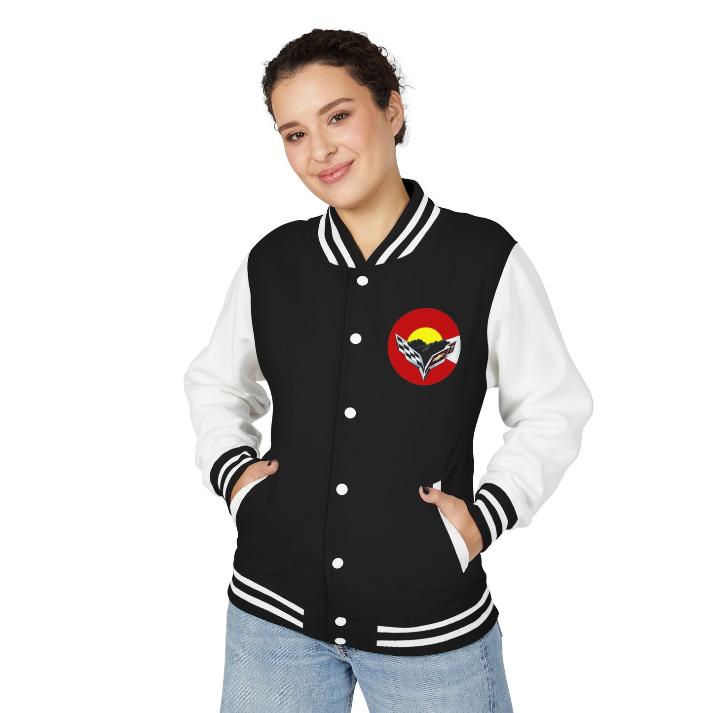 Central Colorado Corvette Club Varsity Letterman Jacket - Printed