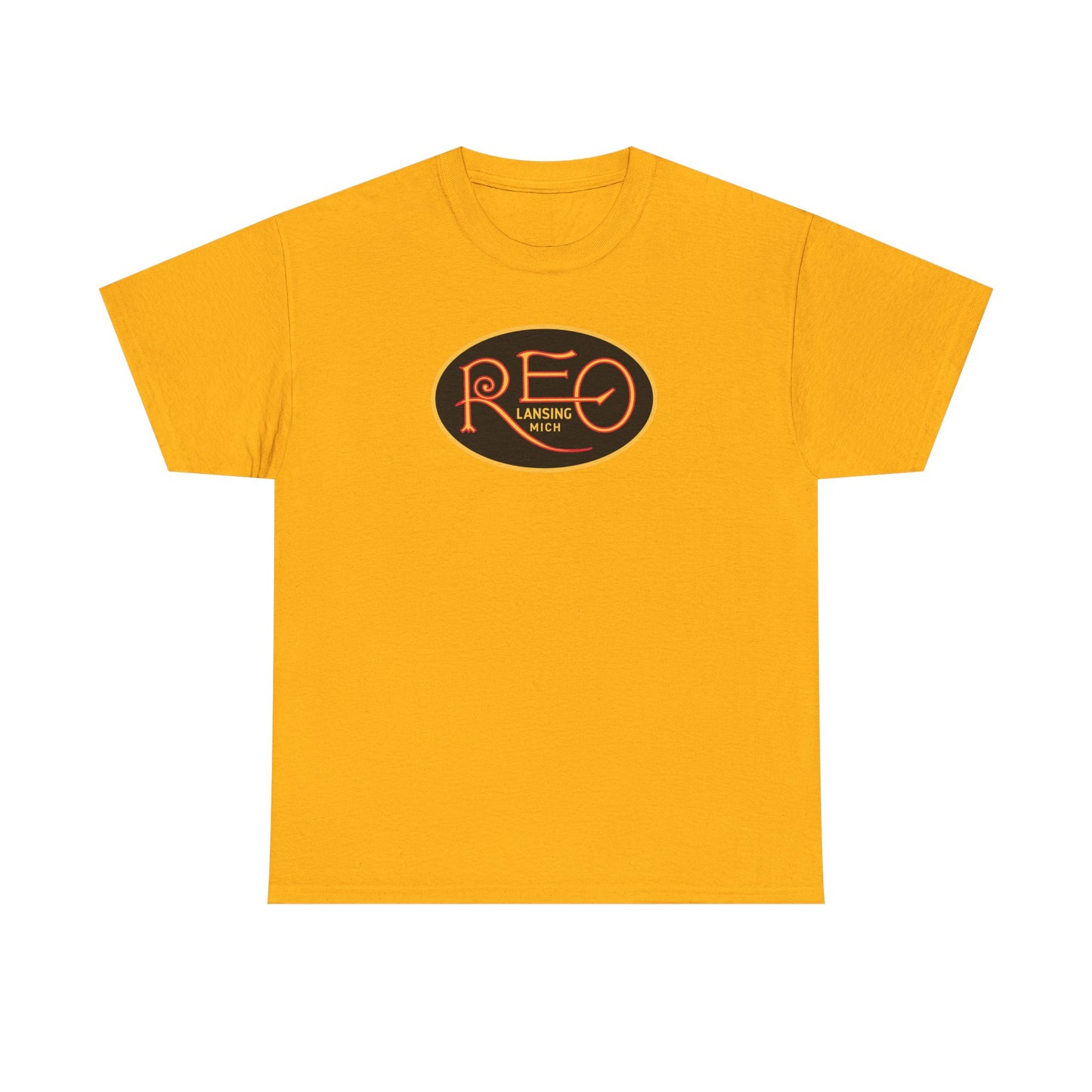 REO Logo T‑Shirt — Vintage Oval Graphic Tee