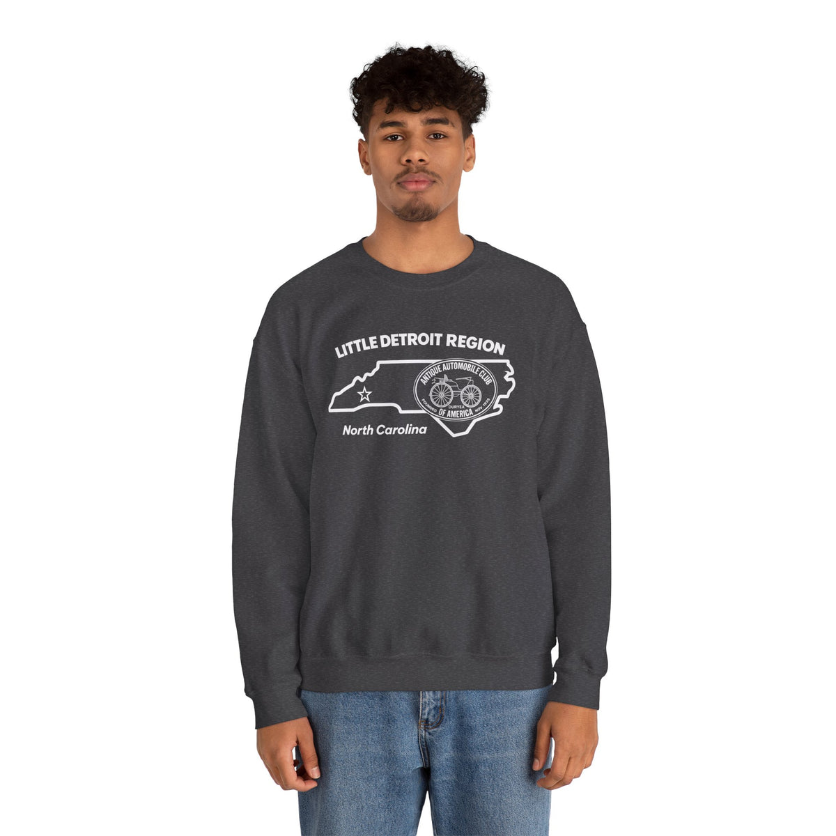 Little Detroit Region North Carolina Unisex Heavy Blend™ Crewneck Sweatshirt
