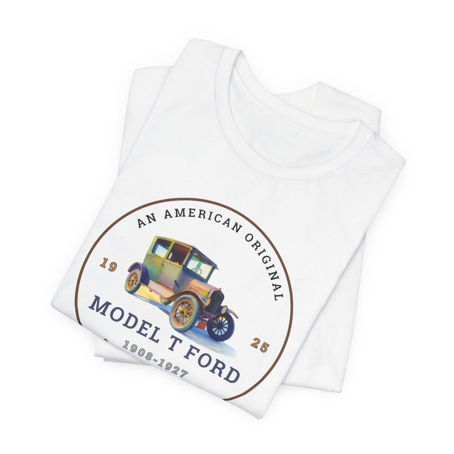 1925 Model T Ford Tudor Tee — Classic Antique Car Graphic Shirt