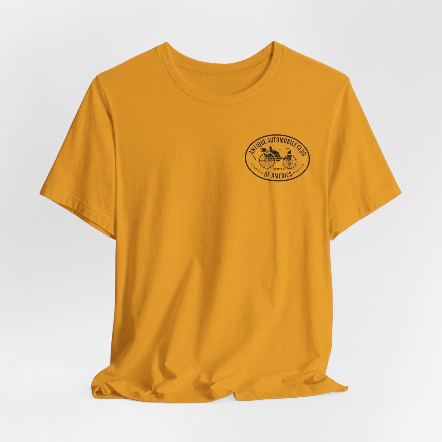 Shenandoah Region AACA Winchester VA Tee - Small AACA Logo Front and Large Shenandoah Region AACA Logo on Back