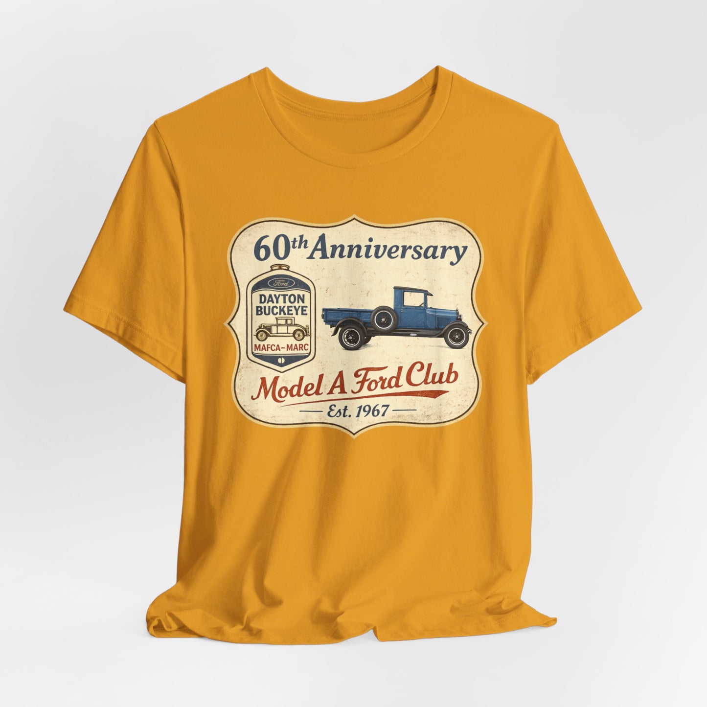 Dayton Buckeye Model A Ford Club 60th Anniversary Tee (RBS)