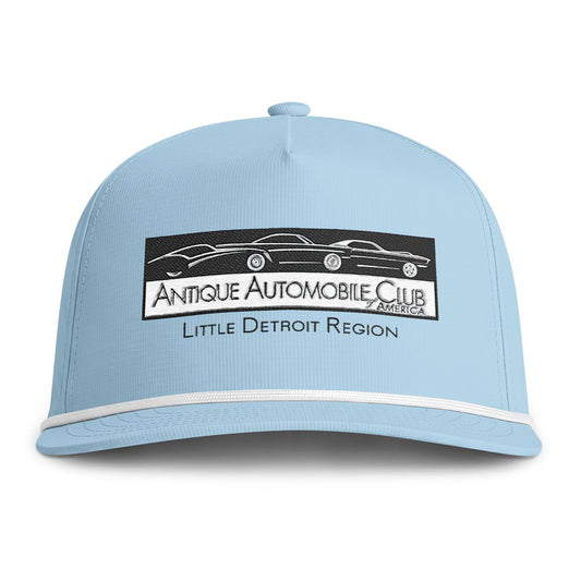 Little Detroit Region AACA Embroidered Snapback Rope Cap
