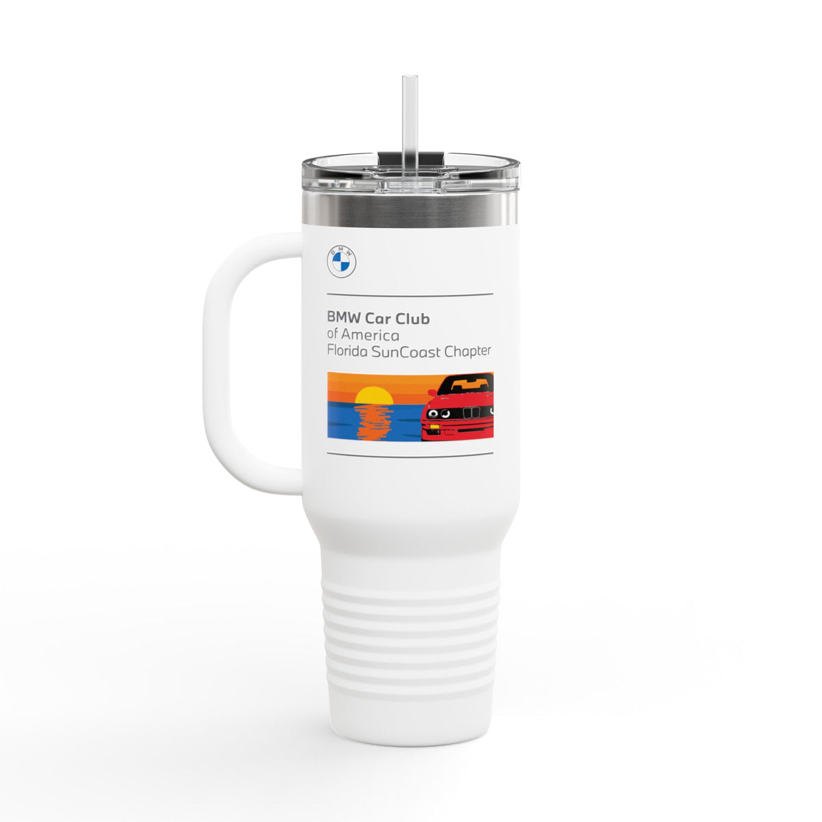 BMW Car Club of America Florida SunCoast Chapter 40 oz. Travel Mug