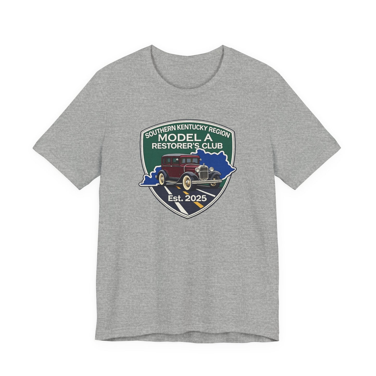 Southern Kentucky Region Model A Restorer's Club T-Shirt — Southern Kentucky Region Est. 2025