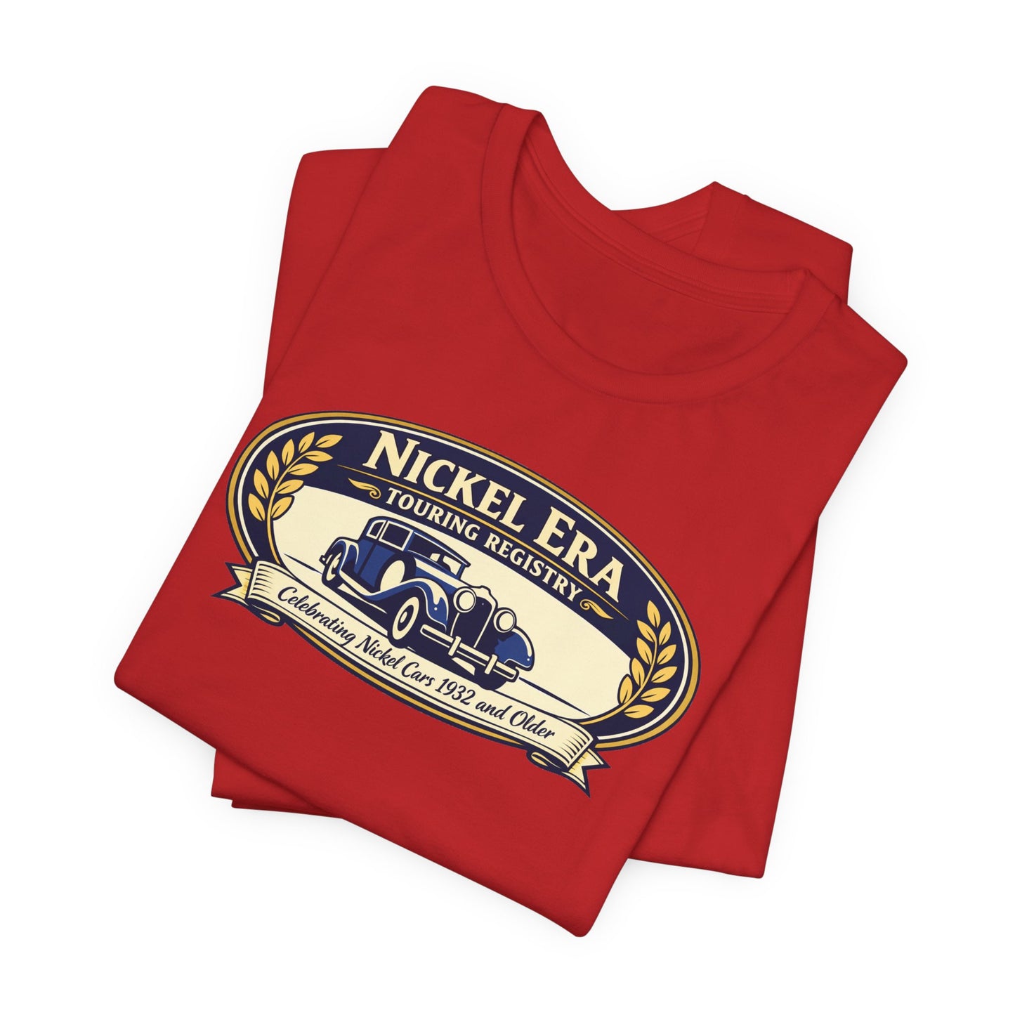 Nickel Era Touring Registry Tee — Vintage Classic Car T‑Shirt