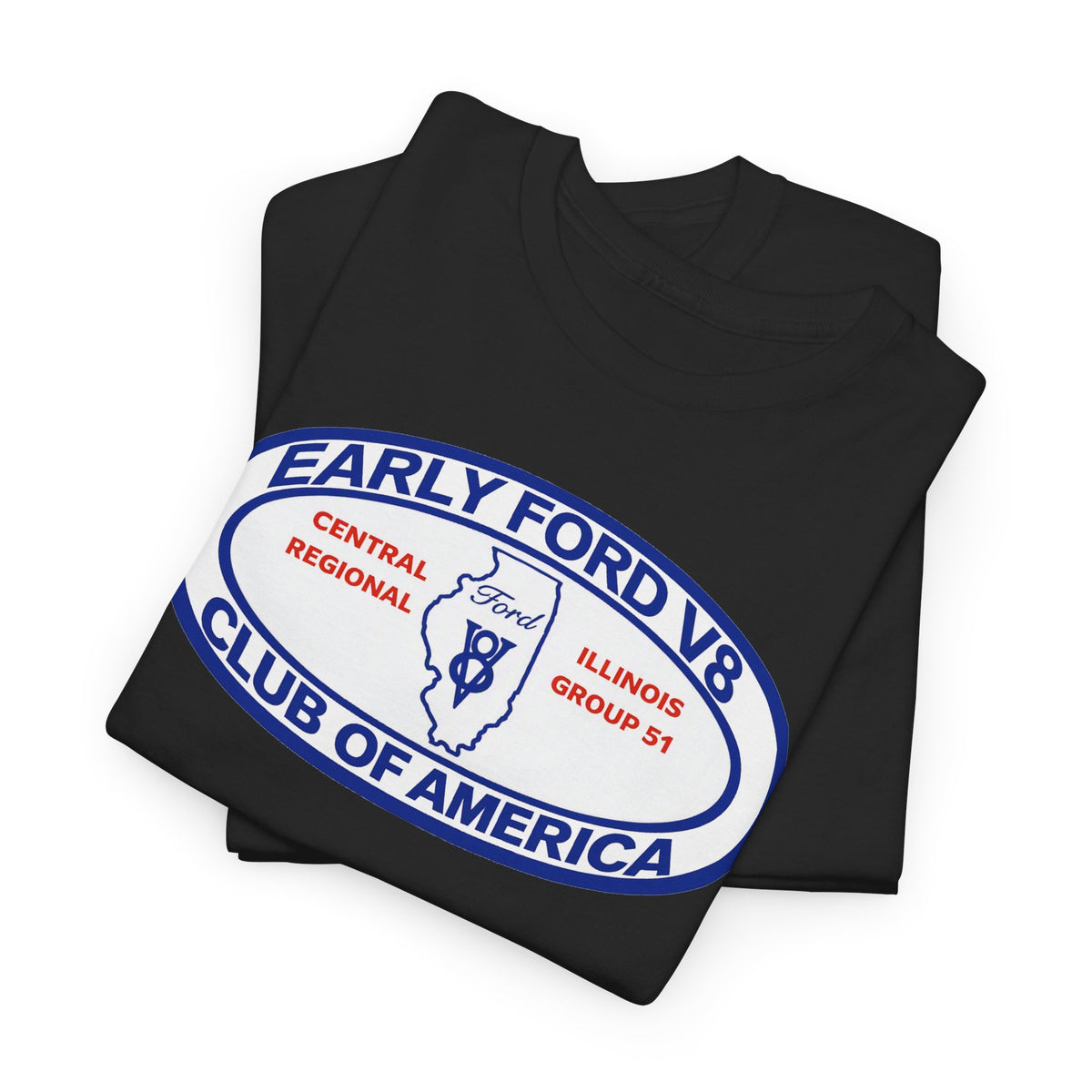 Early Ford V8 Club of America Unisex Heavy Cotton Tee