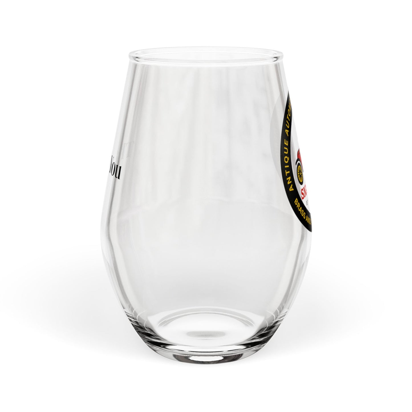 Snapper's Brass and Gas Touring Region Stemless Wine Glass — 11.75 oz Thank You Wine Tumbler